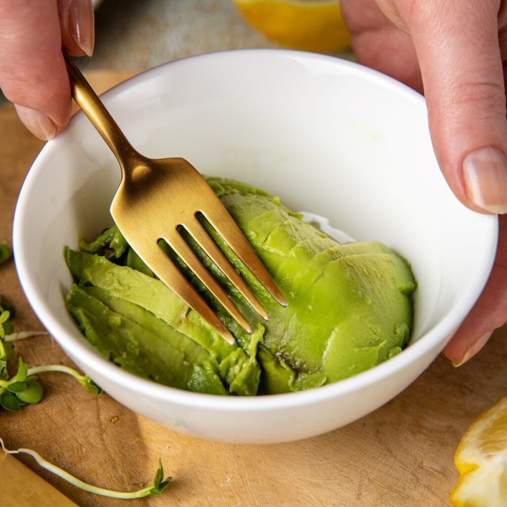 Mash or slice the avocado Safe way to feed avocado to Labrador